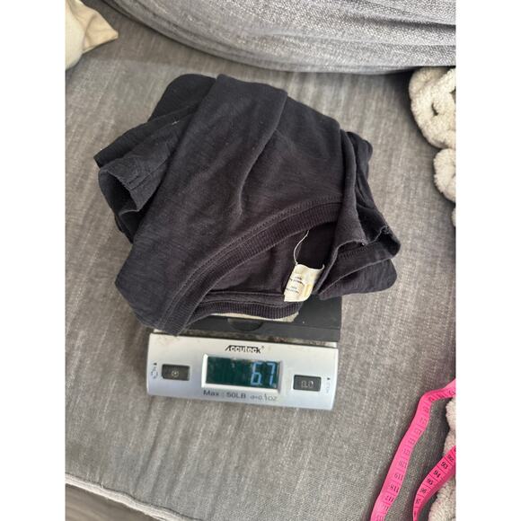 Nation LTD Black Pima Cotton Puff Sleeve Babydoll Dress Women’s Size Small - Picture 7 of 8